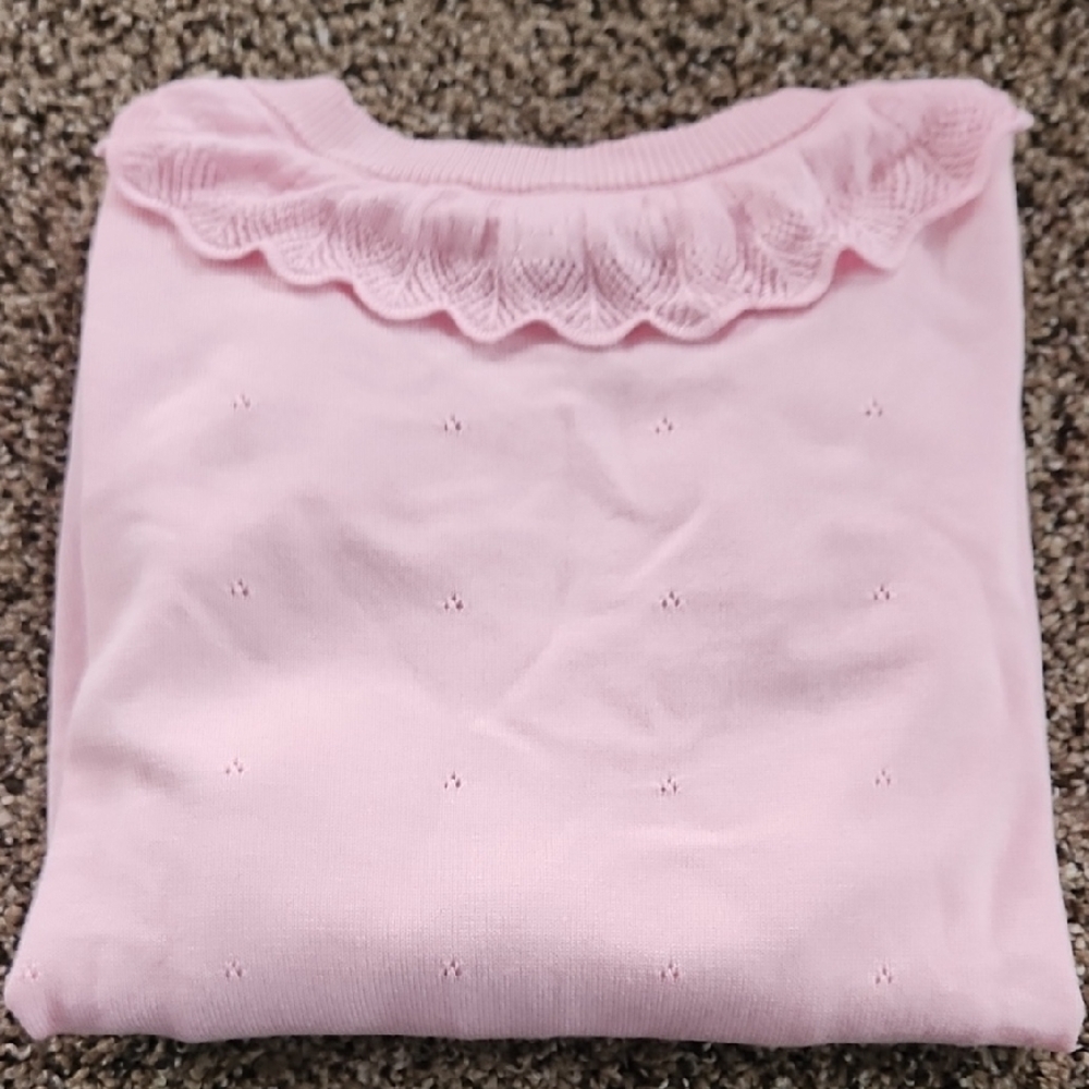 Grace Karin Light Pink Ruffled Cardigan - Picture 7 of 7